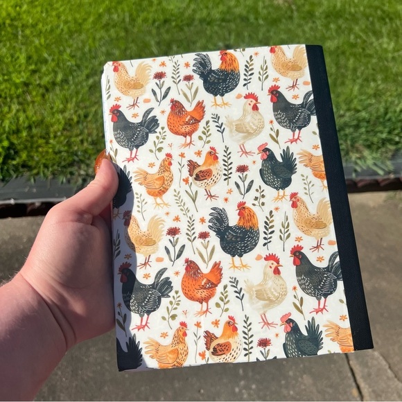 Handmade Chicken Composition Notebook - Picture 2 of 2